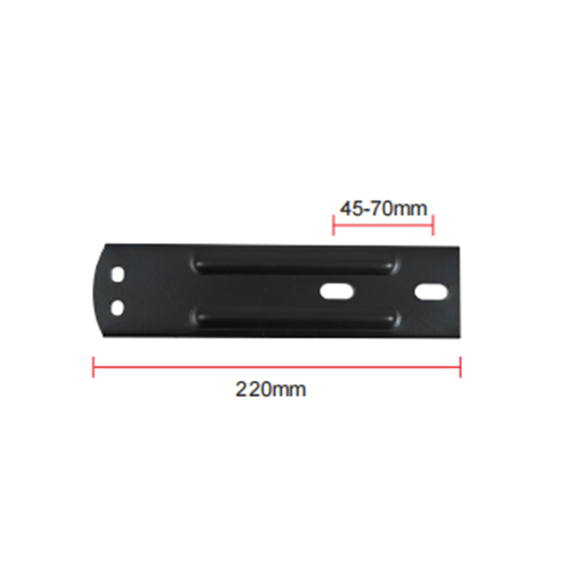 504.8g এম্বেড থাকা স্টিল প্লেট বেস হ্যান্ড্রেল ইনস্টলেশন, দ্বি-গর্তের নকশা A-05